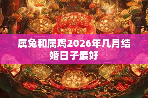 属兔和属鸡2026年几月结婚日子最好 属兔和属鸡2026年几月结婚日子最好