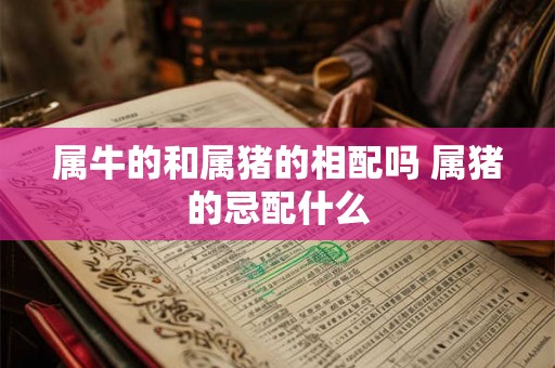 属牛的和属猪的相配吗 属猪的忌配什么 属牛的和属猪的相配吗 属猪的忌配什么