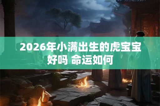 2026年小满出生的虎宝宝好吗 命运如何