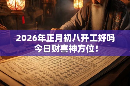 2026年正月初八开工好吗 今日财喜神方位! 2026年正月初八开工好吗 今日财喜神方位!