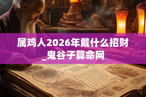 属鸡人2026年戴什么招财_鬼谷子算命网 属鸡人2026年戴什么招财_鬼谷子算命网