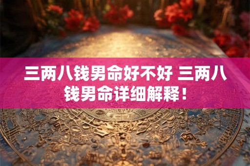 三两八钱男命好不好 三两八钱男命详细解释! 三两八钱男命好不好 三两八钱男命详细解释!