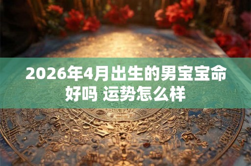 2026年4月出生的男宝宝命好吗 运势怎么样 2026年4月出生的男宝宝命好吗 运势怎么样
