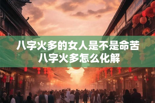 八字火多的女人是不是命苦 八字火多怎么化解 八字火多的女人是不是命苦 八字火多怎么化解
