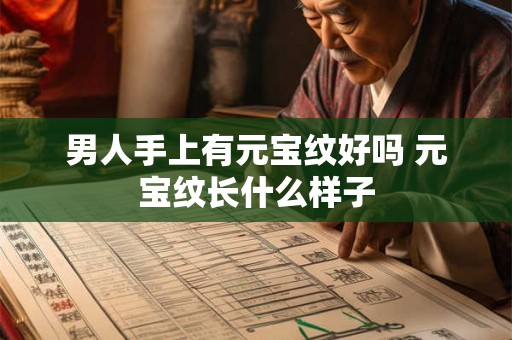 男人手上有元宝纹好吗 元宝纹长什么样子 男人手上有元宝纹好吗 元宝纹长什么样子