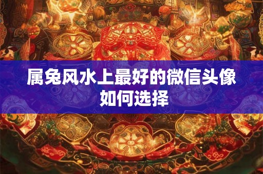 属兔风水上最好的微信头像 如何选择