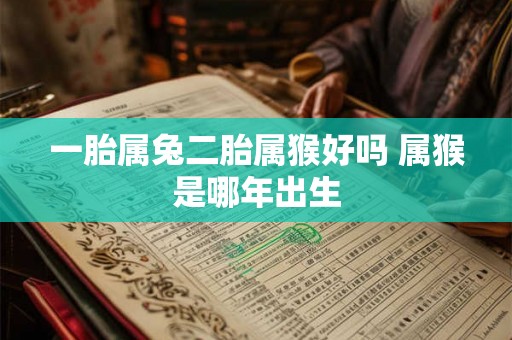 一胎属兔二胎属猴好吗 属猴是哪年出生