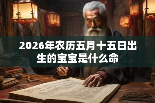2026年农历五月十五日出生的宝宝是什么命 2026年农历五月十五日出生的宝宝是什么命