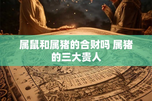 属鼠和属猪的合财吗 属猪的三大贵人 属鼠和属猪的合财吗 属猪的三大贵人