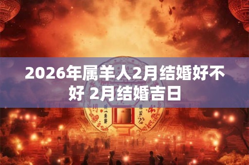2026年属羊人2月结婚好不好 2月结婚吉日 2026年属羊人2月结婚好不好 2月结婚吉日