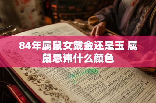 84年属鼠女戴金还是玉 属鼠忌讳什么颜色 84年属鼠女戴金还是玉 属鼠忌讳什么颜色