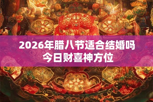 2026年腊八节适合结婚吗 今日财喜神方位