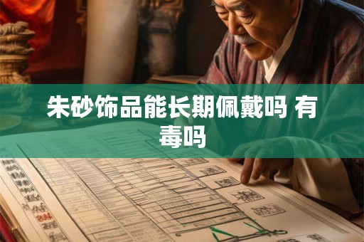 朱砂饰品能长期佩戴吗 有毒吗 朱砂饰品能长期佩戴吗 有毒吗