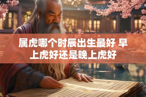 属虎哪个时辰出生最好 早上虎好还是晚上虎好 属虎哪个时辰出生最好 早上虎好还是晚上虎好