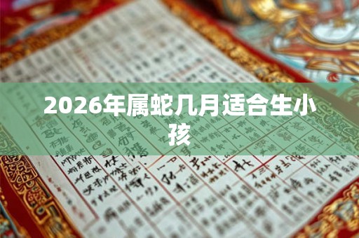 2026年属蛇几月适合生小孩