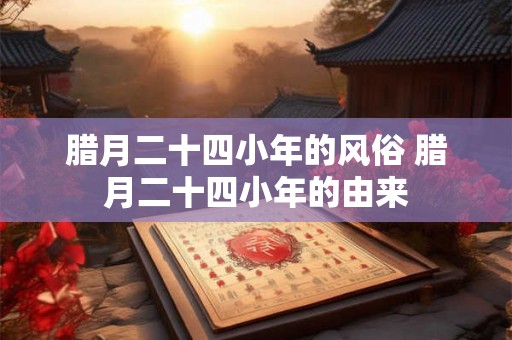 腊月二十四小年的风俗 腊月二十四小年的由来