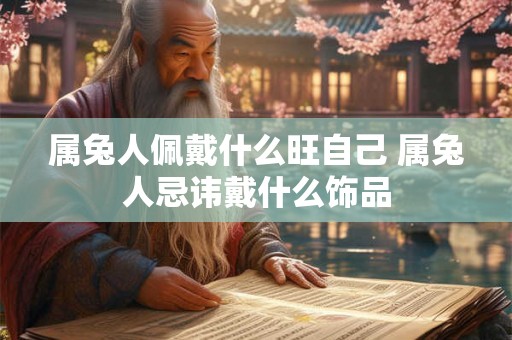 属兔人佩戴什么旺自己 属兔人忌讳戴什么饰品 属兔人佩戴什么旺自己 属兔人忌讳戴什么饰品