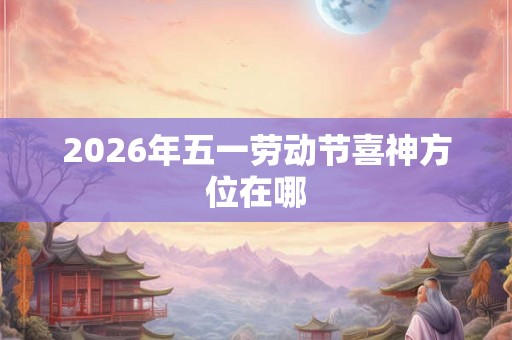 2026年五一劳动节喜神方位在哪 2026年五一劳动节喜神方位在哪