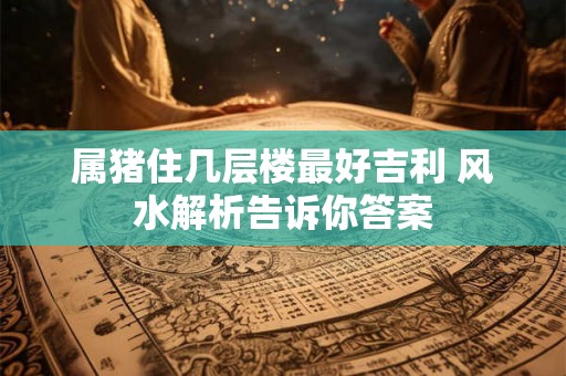 属猪住几层楼最好吉利 风水解析告诉你答案 属猪住几层楼最好吉利 风水解析告诉你答案