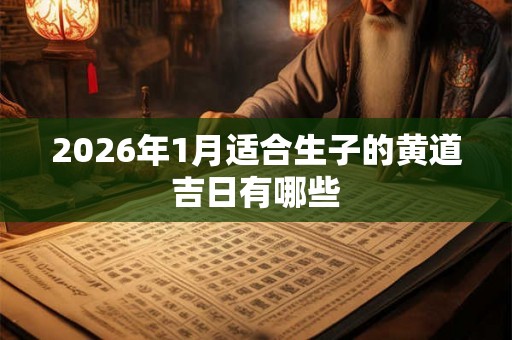 2026年1月适合生子的黄道吉日有哪些