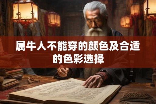 属牛人不能穿的颜色及合适的色彩选择 属牛人不能穿的颜色及合适的色彩选择