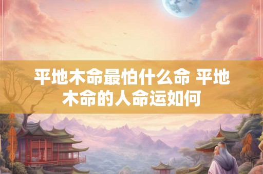 平地木命最怕什么命 平地木命的人命运如何 平地木命最怕什么命 平地木命的人命运如何