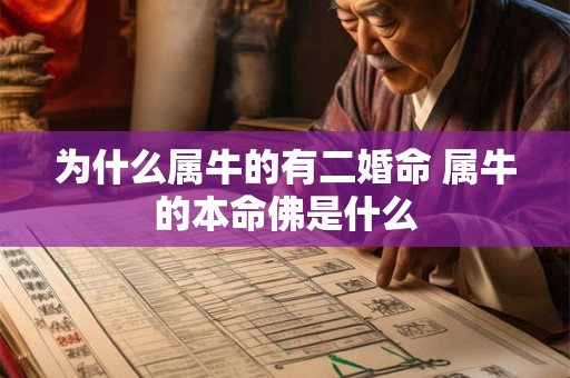 为什么属牛的有二婚命 属牛的本命佛是什么 为什么属牛的有二婚命 属牛的本命佛是什么