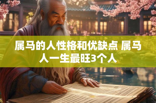 属马的人性格和优缺点 属马人一生最旺3个人