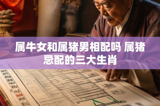 属牛女和属猪男相配吗 属猪忌配的三大生肖 属牛女和属猪男相配吗 属猪忌配的三大生肖