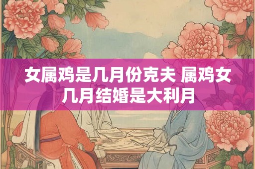 女属鸡是几月份克夫 属鸡女几月结婚是大利月