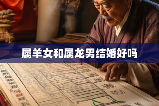 属羊女和属龙男结婚好吗 属羊女和属龙男结婚好吗