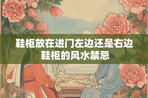 鞋柜放在进门左边还是右边 鞋柜的风水禁忌 鞋柜放在进门左边还是右边 鞋柜的风水禁忌