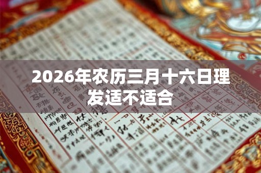 2026年农历三月十六日理发适不适合 2026年农历三月十六日理发适不适合