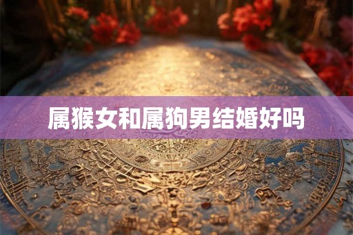 属猴女和属狗男结婚好吗 属猴女和属狗男结婚好吗
