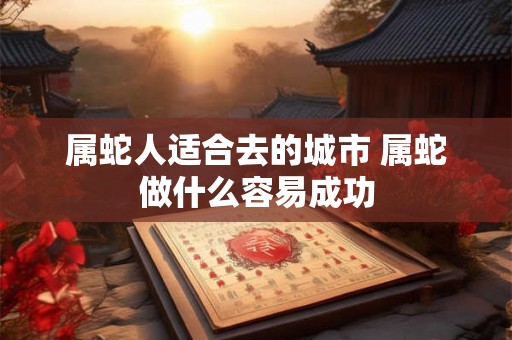 属蛇人适合去的城市 属蛇做什么容易成功 属蛇人适合去的城市 属蛇做什么容易成功