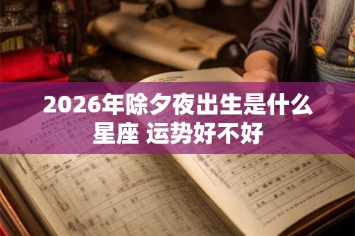 2026年除夕夜出生是什么星座 运势好不好 2026年除夕夜出生是什么星座 运势好不好