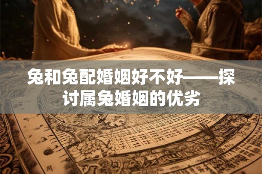 兔和兔配婚姻好不好——探讨属兔婚姻的优劣