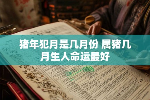 猪年犯月是几月份 属猪几月生人命运最好 猪年犯月是几月份 属猪几月生人命运最好