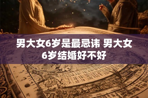 男大女6岁是最忌讳 男大女6岁结婚好不好 男大女6岁是最忌讳 男大女6岁结婚好不好