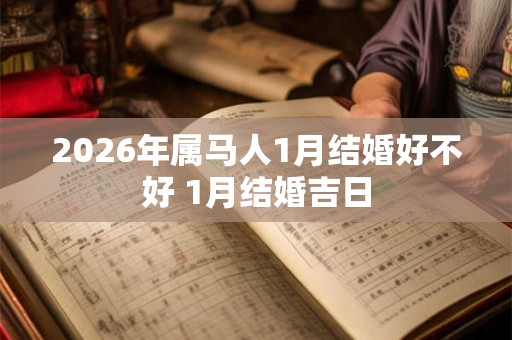 2026年属马人1月结婚好不好 1月结婚吉日 2026年属马人1月结婚好不好 1月结婚吉日