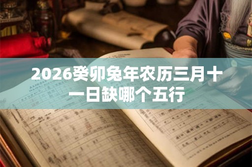 2026癸卯兔年农历三月十一日缺哪个五行 2026癸卯兔年农历三月十一日缺哪个五行