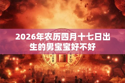 2026年农历四月十七日出生的男宝宝好不好 2026年农历四月十七日出生的男宝宝好不好
