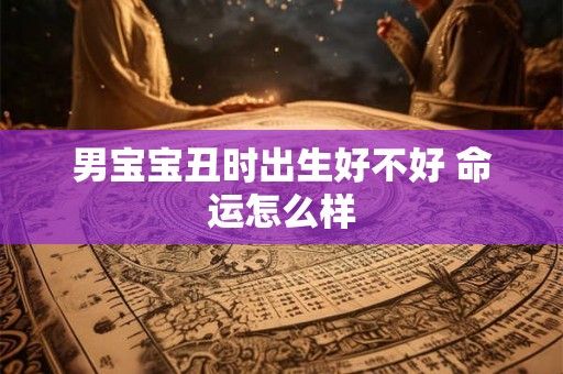 男宝宝丑时出生好不好 命运怎么样 男宝宝丑时出生好不好 命运怎么样