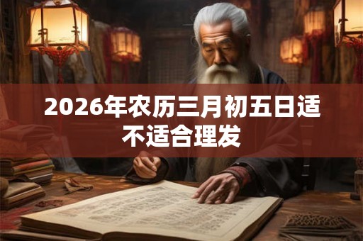 2026年农历三月初五日适不适合理发 2026年农历三月初五日适不适合理发