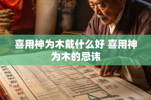 喜用神为木戴什么好 喜用神为木的忌讳 喜用神为木戴什么好 喜用神为木的忌讳