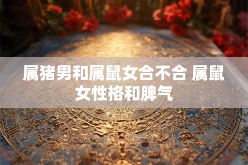 属猪男和属鼠女合不合 属鼠女性格和脾气 属猪男和属鼠女合不合 属鼠女性格和脾气