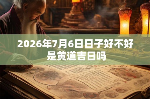 2026年7月6日日子好不好 是黄道吉日吗 2026年7月6日日子好不好 是黄道吉日吗