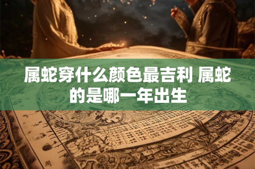 属蛇穿什么颜色最吉利 属蛇的是哪一年出生 属蛇穿什么颜色最吉利 属蛇的是哪一年出生
