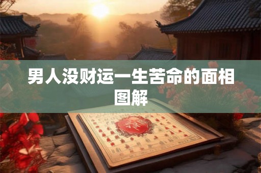 男人没财运一生苦命的面相图解 男人没财运一生苦命的面相图解