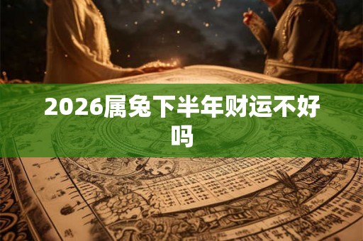 2026属兔下半年财运不好吗 2026属兔下半年财运不好吗